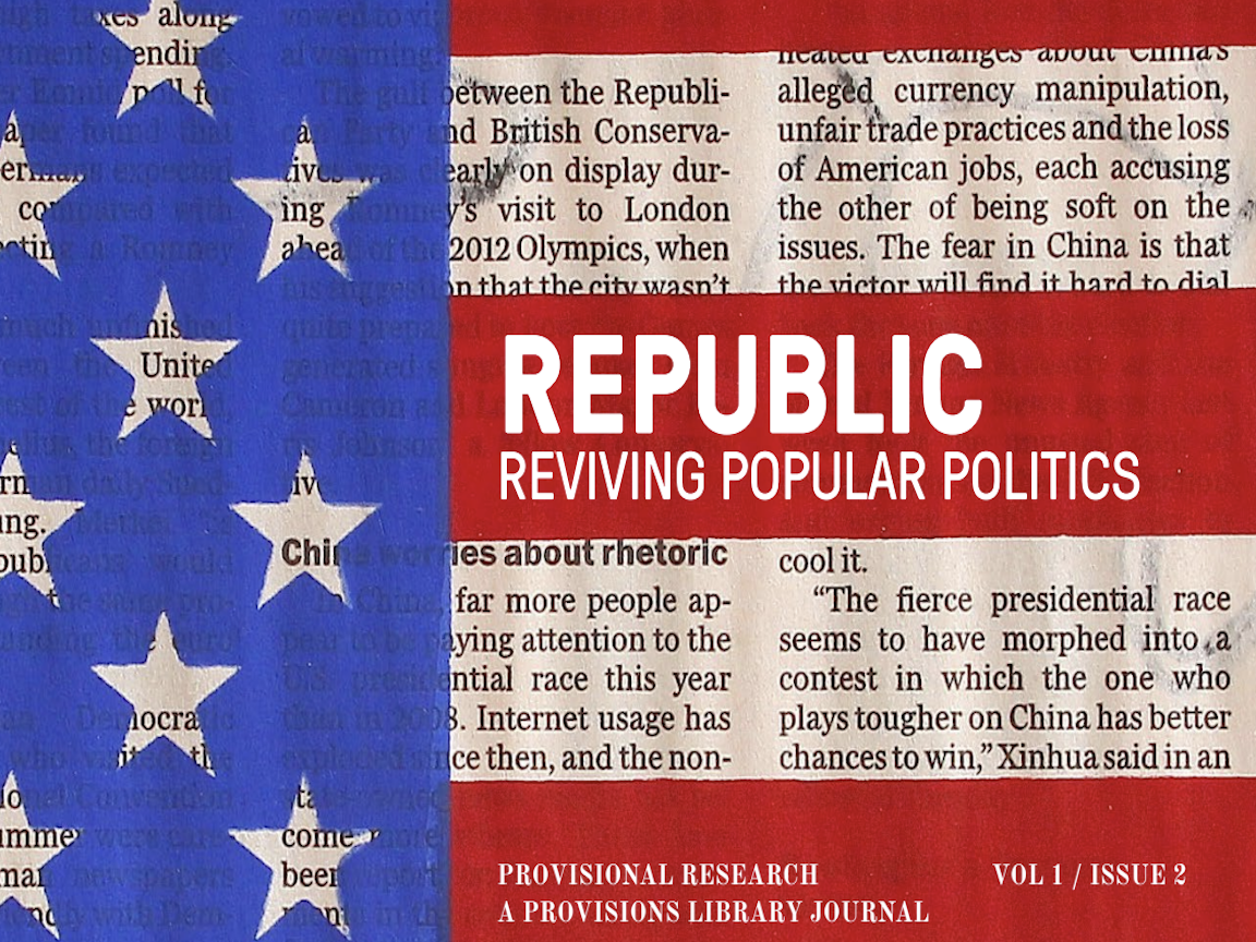 VOL2. REPUBLIC: REVIVING POPULAR POLITICS